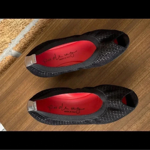 Pas de rouge wedge shoes size 7.5 - Picture 2 of 11